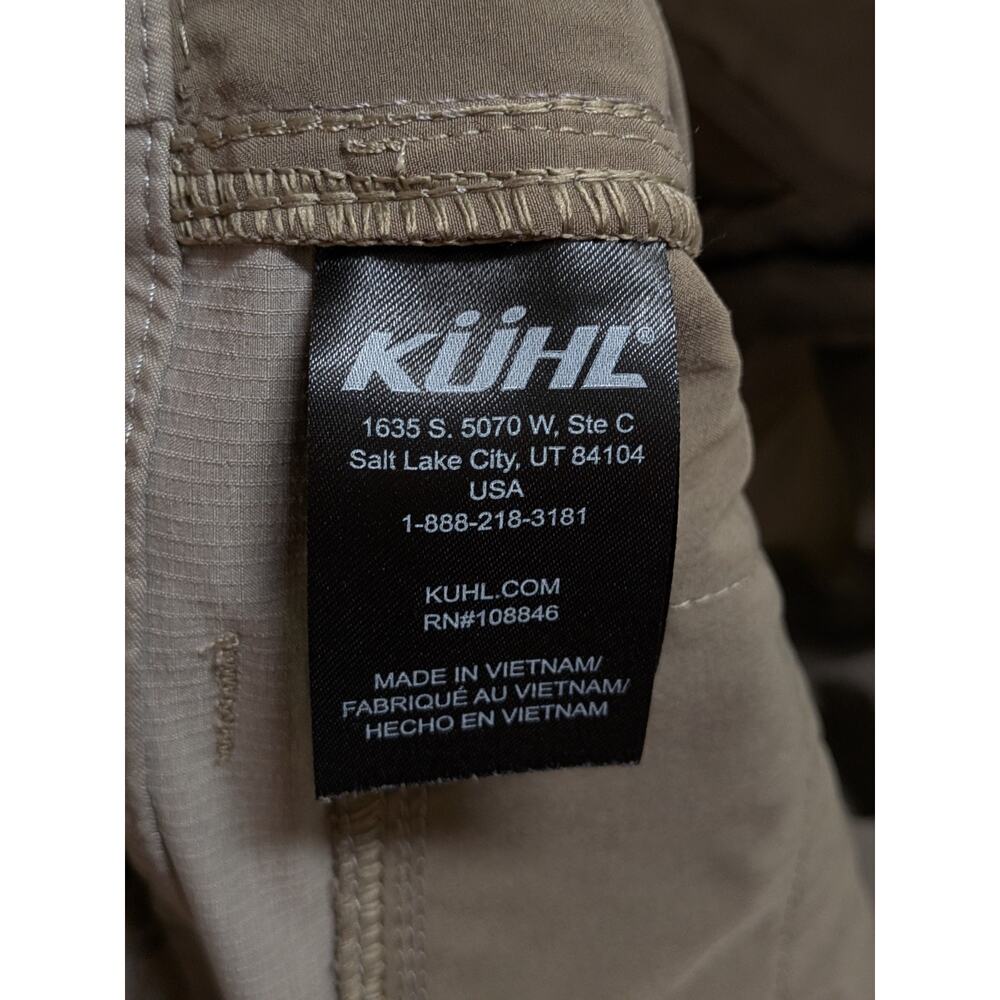 Kuhl Shorts Silencr Kargo Shorts Men's 38 Softshell Ripstop Storm Khaki - Picture 6 of 10